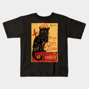 Chat Zombi (Collab w/ Demonigote) Kids T-Shirt